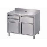 RVS koffie werktafel 1250x600x1150