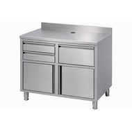 RVS koffie werktafel 1250x600x1150
