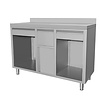 Combisteel RVS koffie werktafel 1500x600x1150