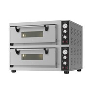 Elek. pizzaoven dubbel 2 x 4 – art. 7548.0040