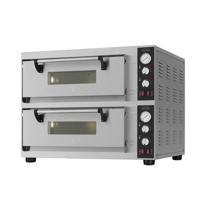 Combisteel Elek. pizzaoven dubbel 2 x 4 – art. 7548.0040