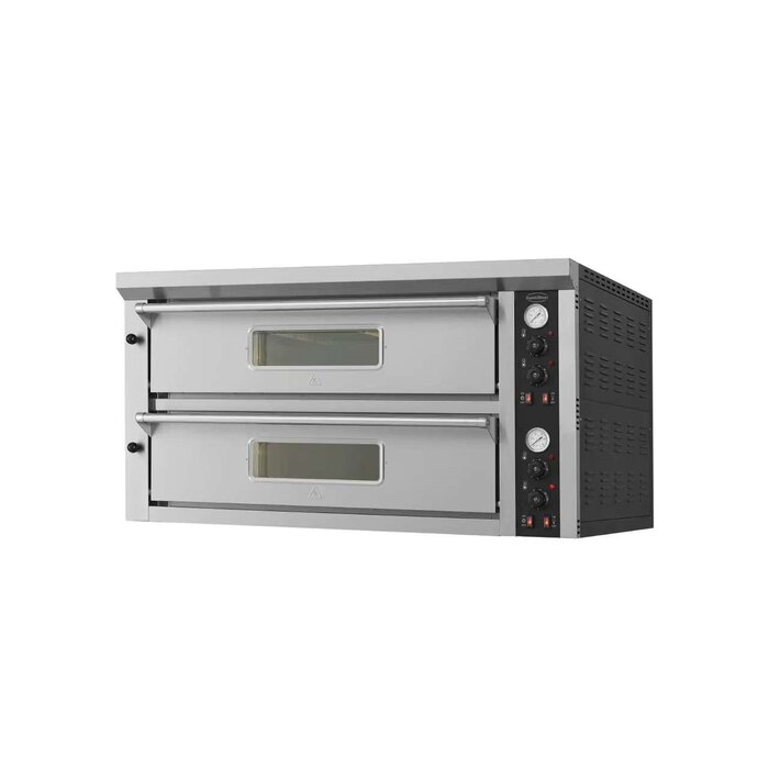 Combisteel Elek. pizzaoven dubbel 2 x 6 – art. 7548.0105