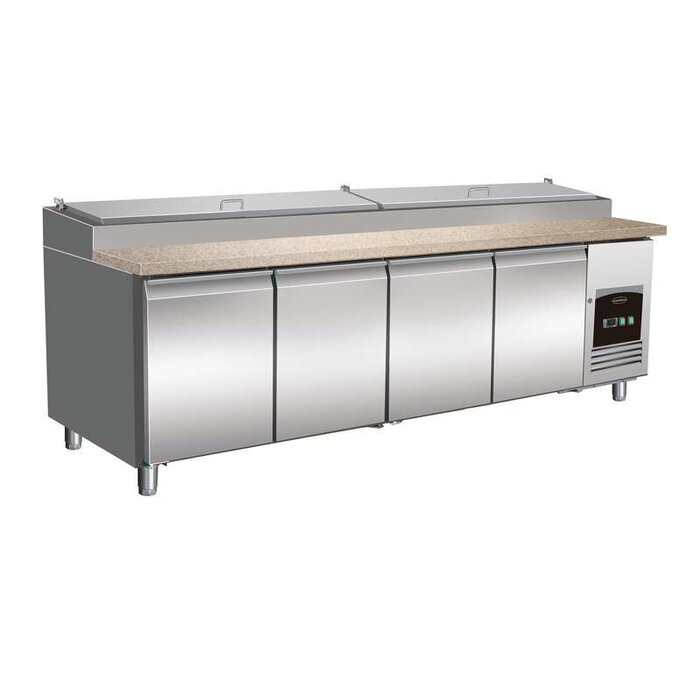 Combisteel SALADETTE 4 DEUREN 12x1/3GN PAN *TRANSPORT OP AANVRAAG*