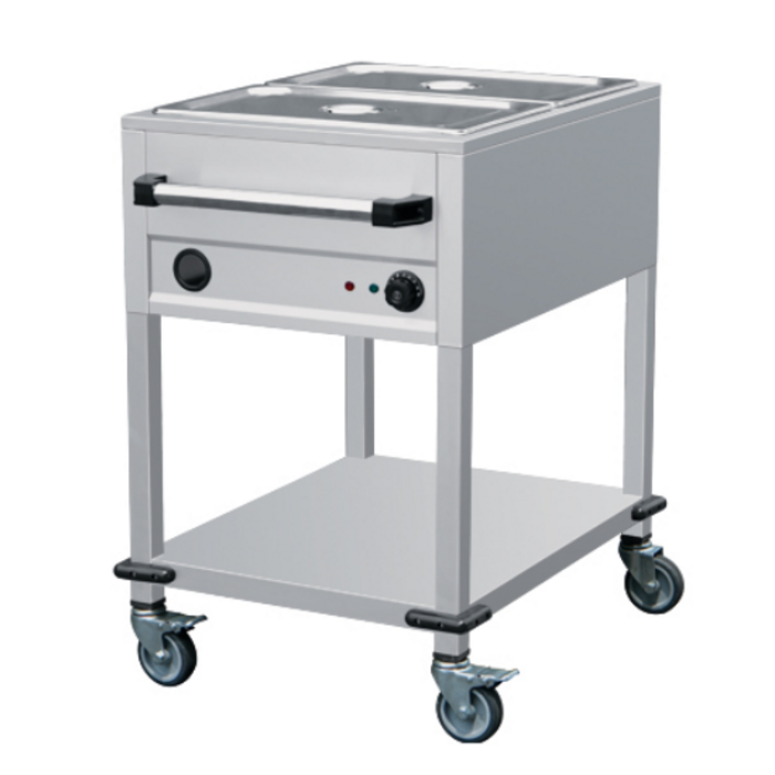 Combisteel Bain-marie trolley 2/1 – art. 7088.0200