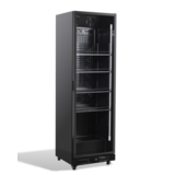 Koelkast 1 glasdeur zwart nap-360