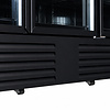 Combisteel VRIESKAST 4 GLASDEUREN ZWART JDE-2025F BL *TRANSPORT OP AANVRAAG* **Let op, er is sprake van een hogere inschakelstroom waardoor een automaat met C karakteristiek noodzakelijk is.**