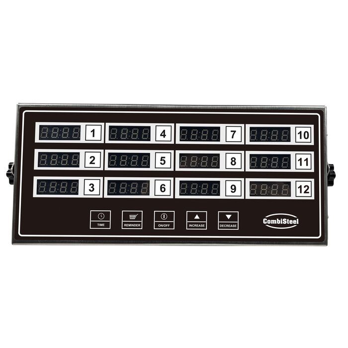 Combisteel Digitale keukentimer 12 kanalen dkt-12
