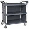 Combisteel Serveerwagen demontabel 3 bladen incl. zijpanelen
