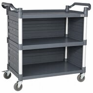 Serveerwagen demontabel 3 bladen incl. zijpanelen