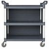 Combisteel Serveerwagen demontabel 3 bladen incl. zijpanelen