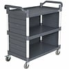 Combisteel Serveerwagen demontabel 3 bladen incl. zijpanelen