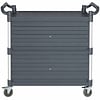 Combisteel Serveerwagen demontabel 3 bladen incl. zijpanelen