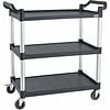 Combisteel Serveerwagen demontabel 3 bladen open