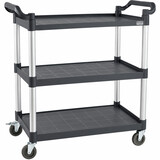 Serveerwagen demontabel 3 bladen open