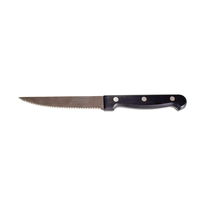 Stylepoint Steakmes zwart handvat 23 cm – per 6 stuks