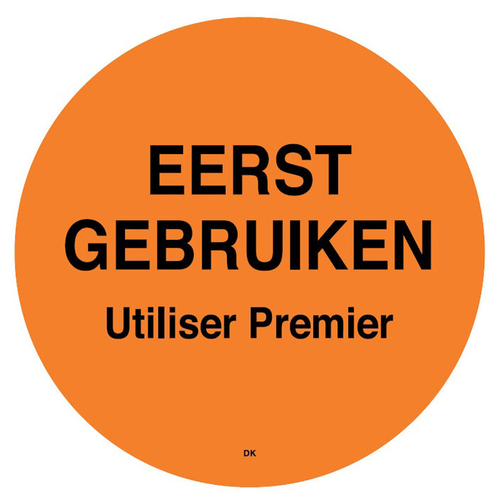 Stylepoint Permanente sticker 'eerst gebruiken' 500/rol