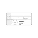 Makkelijk verwijderbare sticker m/schrijfvlak 500/rol 1150059