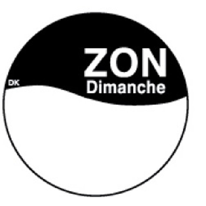 Stylepoint Permanente sticker m/schrijfvlak zondag 19 mm 1000/rol – per 12 stuks