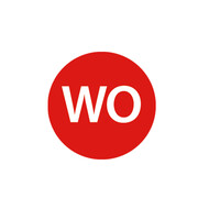 Afwasbare sticker woensdag 19 mm 500/rol – per 12 stuks