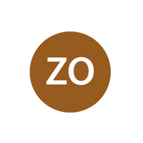 Afwasbare sticker zondag 19 mm 500/rol – per 12 stuks