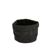 Broodmand papier wasbaar zwart 13 x 13 x 15 cm – per 12 stuks