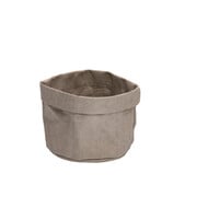 Broodmand papier wasbaar grijs 13 x 13 x 15 cm – per 12 stuks