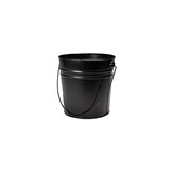 RVS sharing emmer medium zwart 16 cm – per 5 stuks