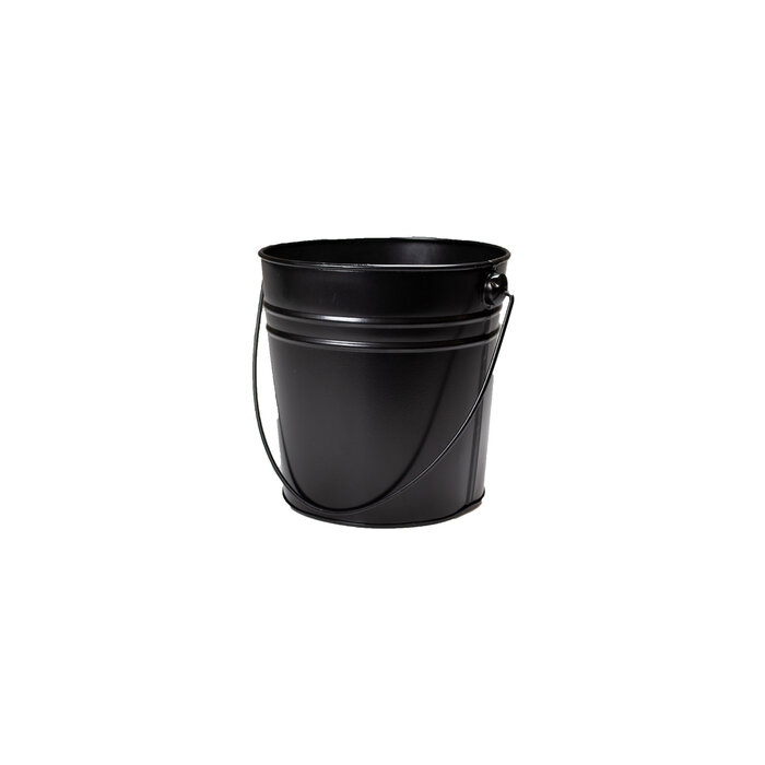 Stylepoint RVS sharing emmer medium zwart 16 cm – per 5 stuks