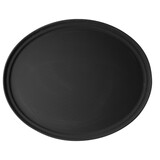 Cambro ovaal dienblad anti-slip zwart 56x68,5cm