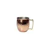 Koperen beker gehamerd 8,5cm 400ml