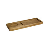Plank acacia met 3 inlays rechthoekig 27 x 8,5 x 2 cm – per 12 stuks