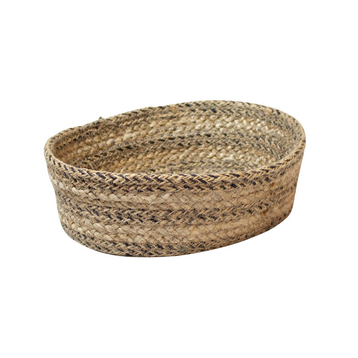Stylepoint Op Bestelling: Broodmand ovaal juten 25 x 18 x 8 cm