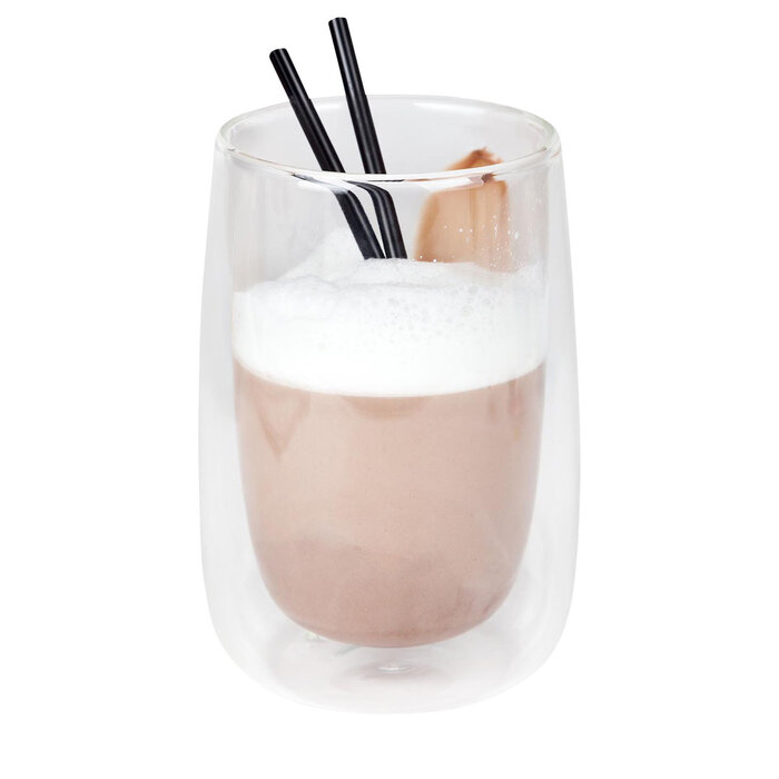 Stylepoint Koffie-/theeglas zonder handvat dubbelw. 400 ml – per 6 stuks
