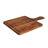 Acacia serveerplank m/handvat vierkant 37,4 x 25cm – per 6 stuks