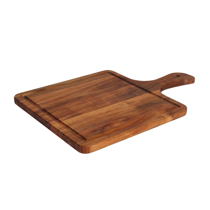 Stylepoint Acacia serveerplank m/handvat vierkant 37,4 x 25cm – per 6 stuks