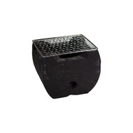 Tafel BBQ mini zwart vierkant 14 x 14 x 12 cm – per 6 stuks