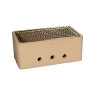 Tafel BBQ beige rechthoekig 25 x 15 x 10 cm – per 4 stuks