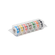 Dispenser permanente stickers 'ma weg op wo' 19mm 7x1000/ds
