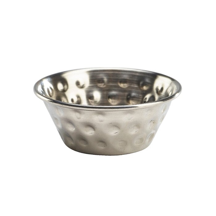 Stylepoint RVS ramekin 6,2 x 3 cm 50 ml gehamerd – per 12 stuks