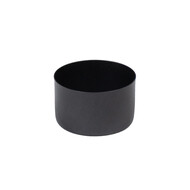 Kom SS black 9 x 5,25 cm – per 6 stuks