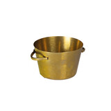 Presentatie emmertje vintage goud 9,5 x 9,5 x 6 cm – per 24 stuks