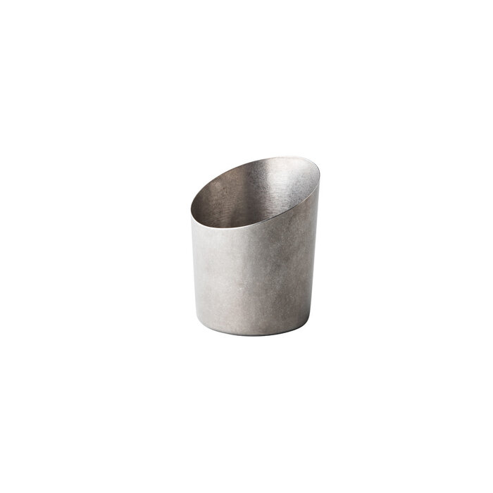 Stylepoint Presentatie bakje vintage schuin zilver 9,5 x 11,5 cm – per 24 stuks