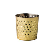 Elements RVS bakje goud recht gehamerd 8,7 cm 420 ml – per 12 stuks