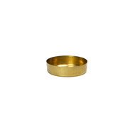 Elements RVS bakje goud recht Ø7,5 cm 80ml – per 12 stuks