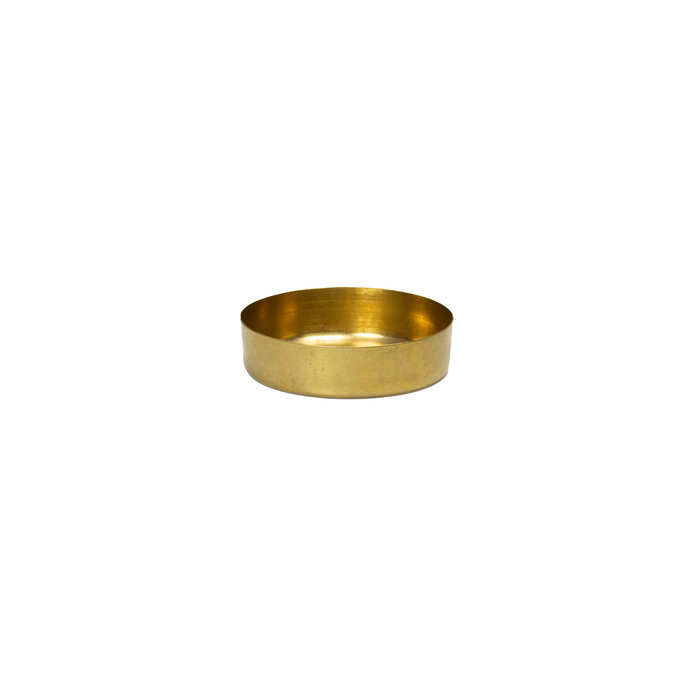 Stylepoint Elements RVS bakje goud recht Ø7,5 cm 80ml – per 12 stuks