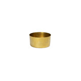 Elements RVS bakje goud recht Ø7,8 cm 160ml – per 12 stuks