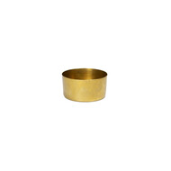 Elements RVS bakje goud recht Ø7,8 cm 160ml – per 12 stuks