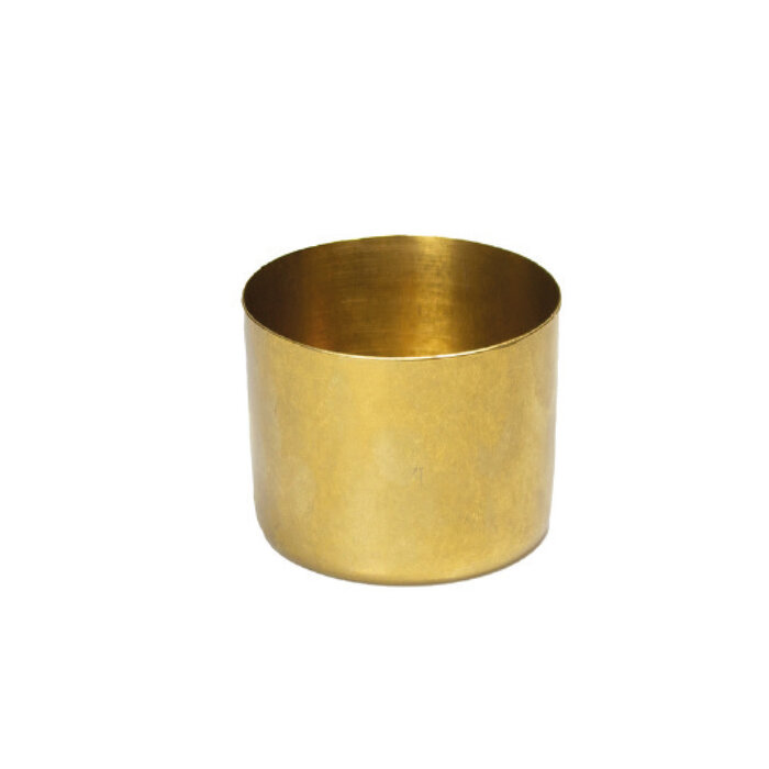 Stylepoint Elements RVS bakje goud recht Ø8,2 cm 280ml – per 12 stuks