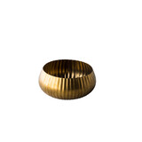 Kom retro RVS vintage goud 10 cm – per 12 stuks
