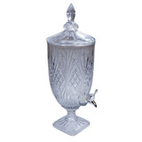 Cullinan drank dispenser glas 4,5 liter met RVS kraan